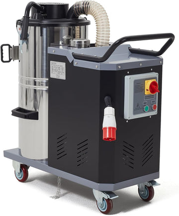 Dapper Supply Wet/Dry Vacuum 14.5 Gal. 6.84 HP 3-Phase 220V with Attachments New