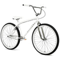 Elite BMX Bicycle 18", 20" & 26" BMX Bikes - Freestyle BMX Bike All Models Come with 3 Piece BMX Crankset (26" Outlaw, White Chrome)