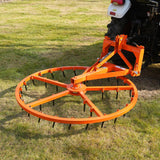 MechMaxx AHG72 Harrow Groomer 72" Arena Spin with 35 Tines Cat 1 3 Point Hitch Grooming Attachment New