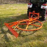 MechMaxx AHG72R Harrow Groomer 72" Arena Spin Harrow Groomer 35 Tines Rake Cat.1 3 Point Hitch Grooming Attachment New