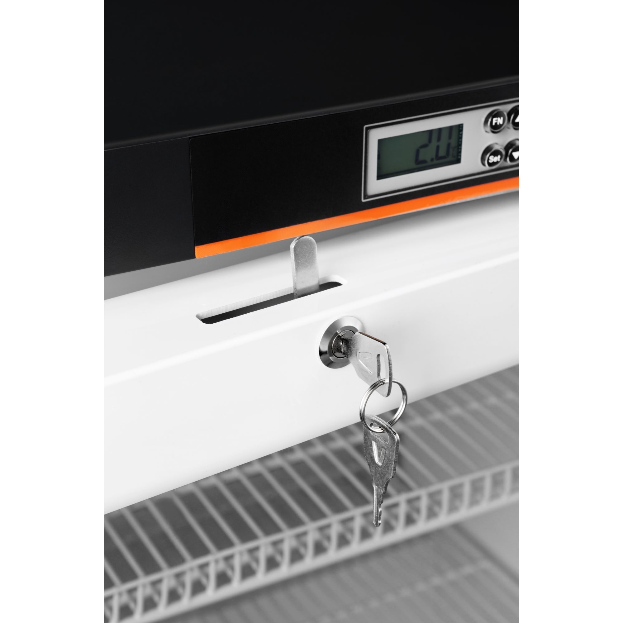24 in. 4.5 cu. ft. Countertop Medical Pharmacy Refrigerator With Multi-Level Emergency Alarms in White, UL Listed