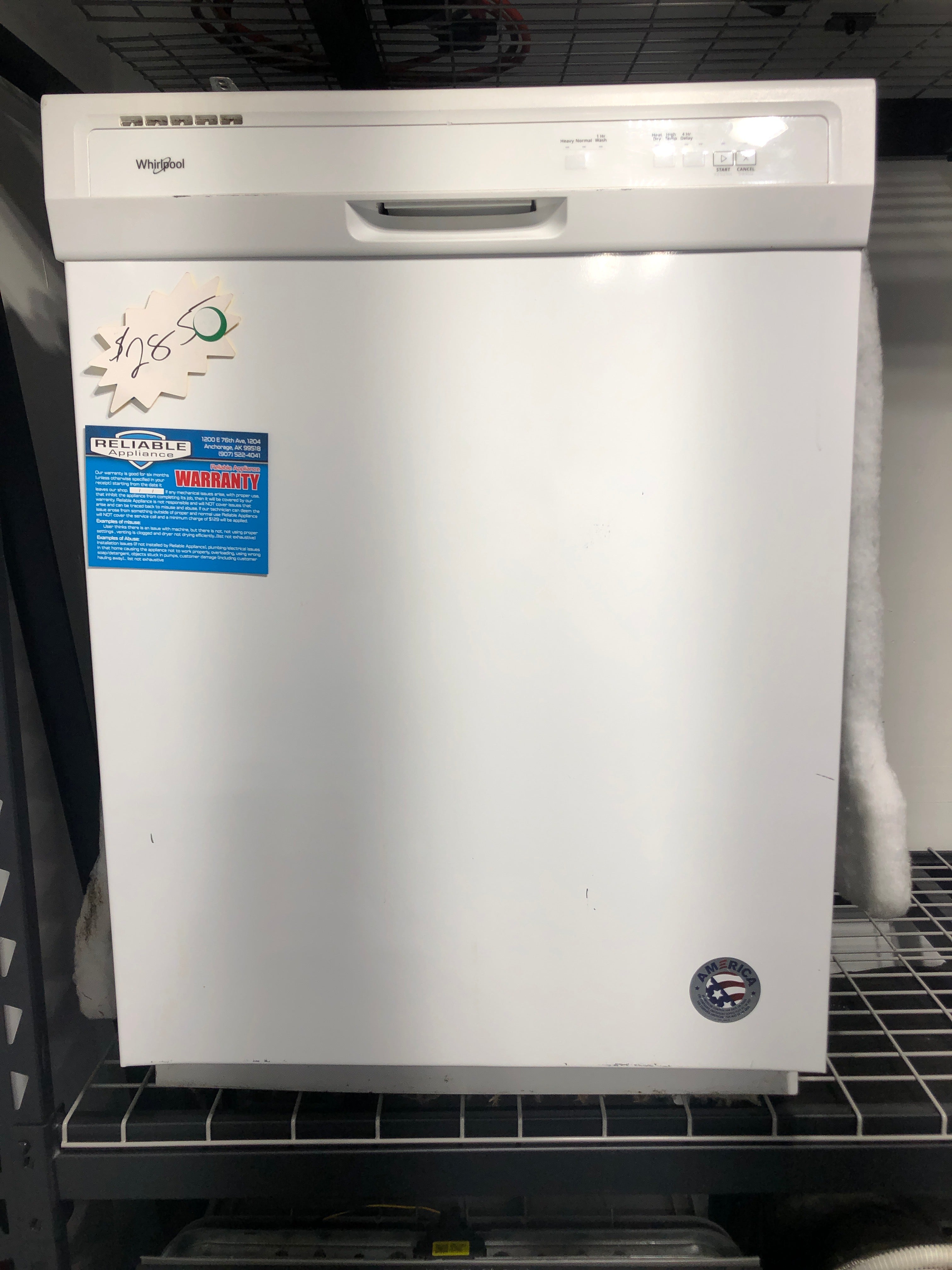 24” Basic Whirlpool dishwasher
