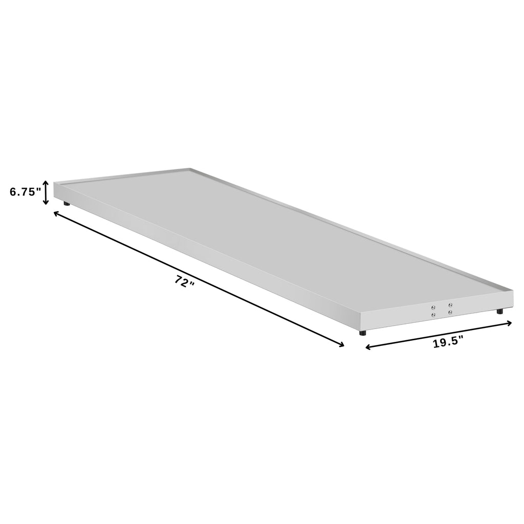 72 in. Commercial Warming Shelf in Stainless-Steel