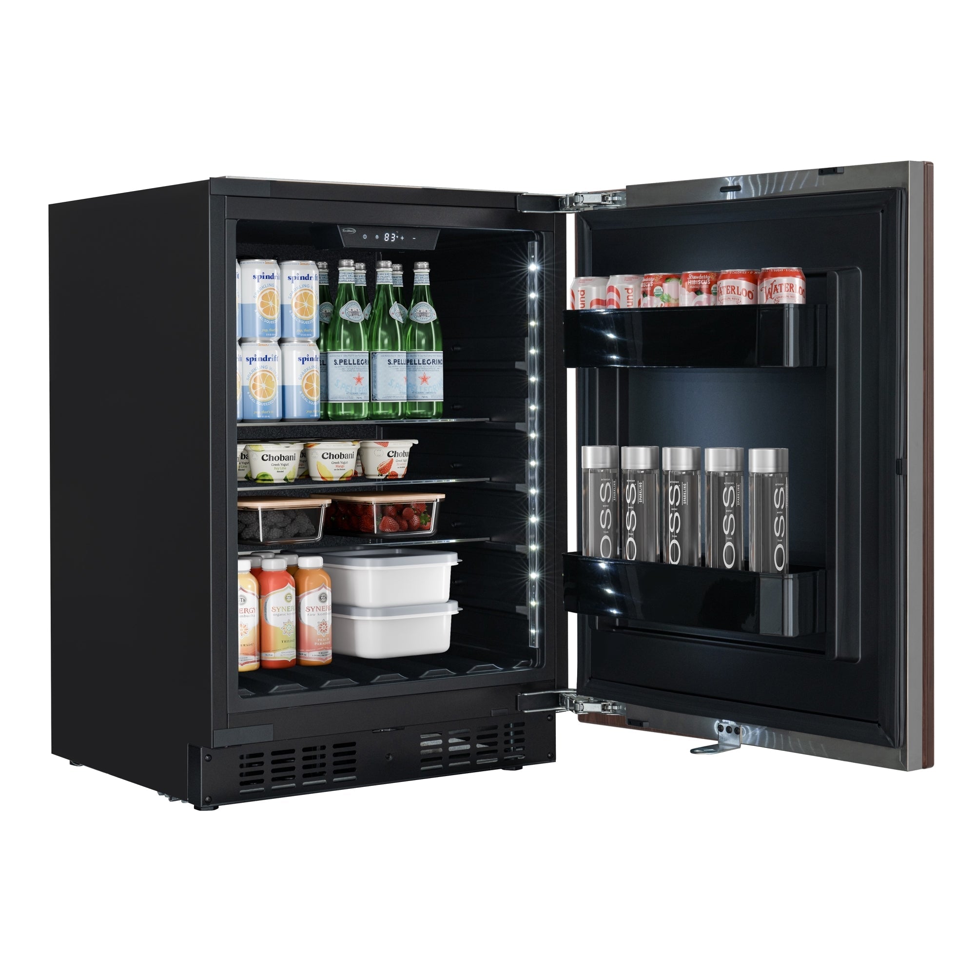 24 in. Panel Ready Compact Refrigerator, 5 cu. ft. in Black