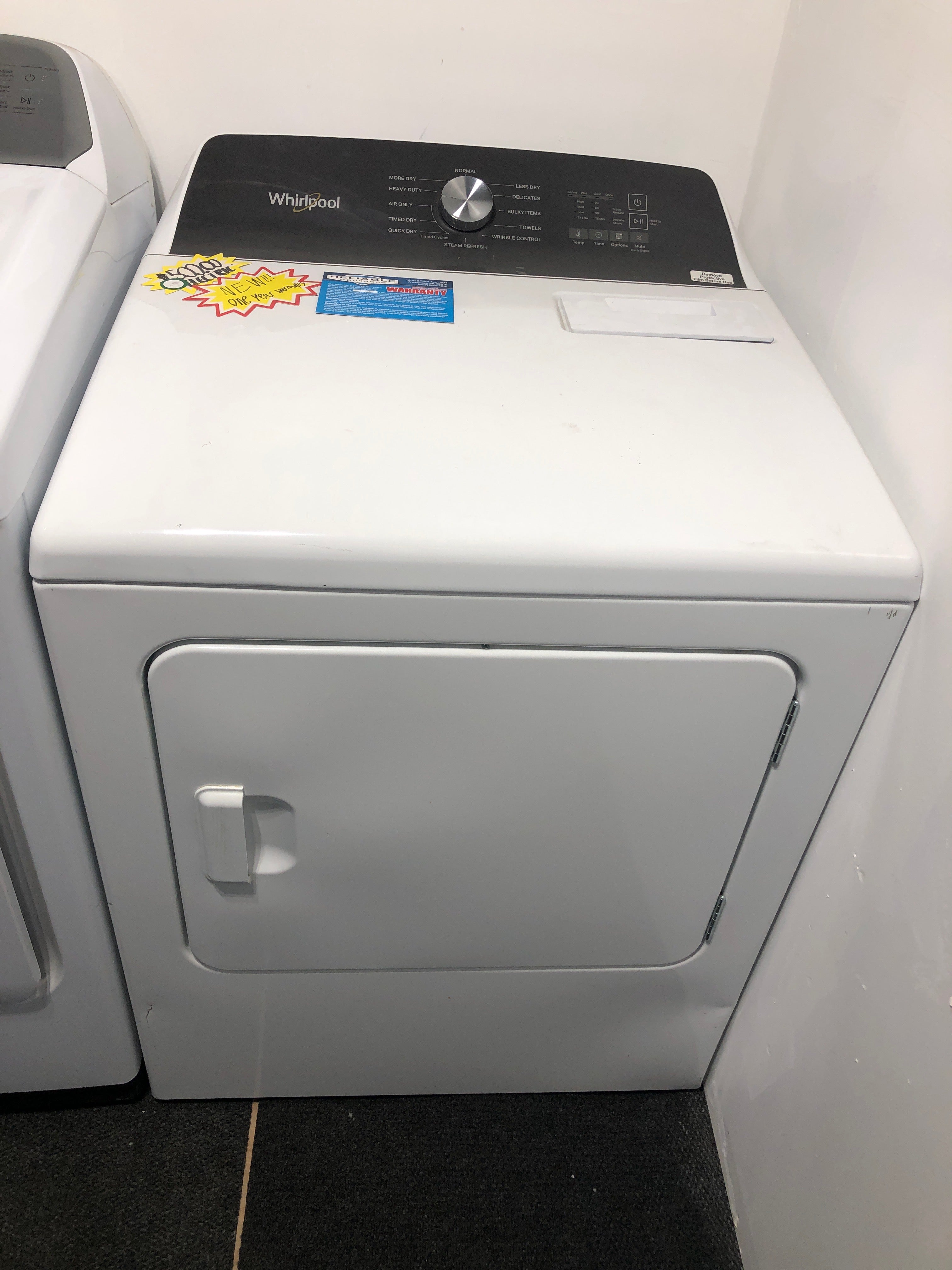 New! Whirlpool Electric Dryer