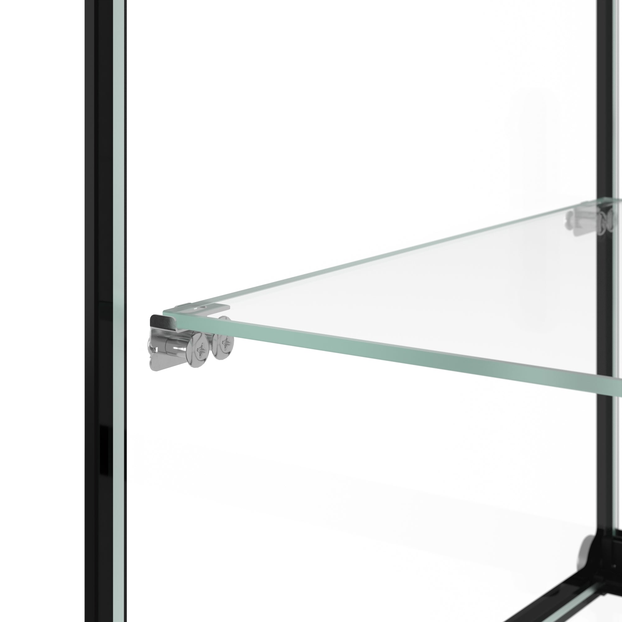 36 in. 2 Tiered Pastry Display Case With Shelf and Sliding Door, 4.2 cu. ft. Capacity, ETL Listed