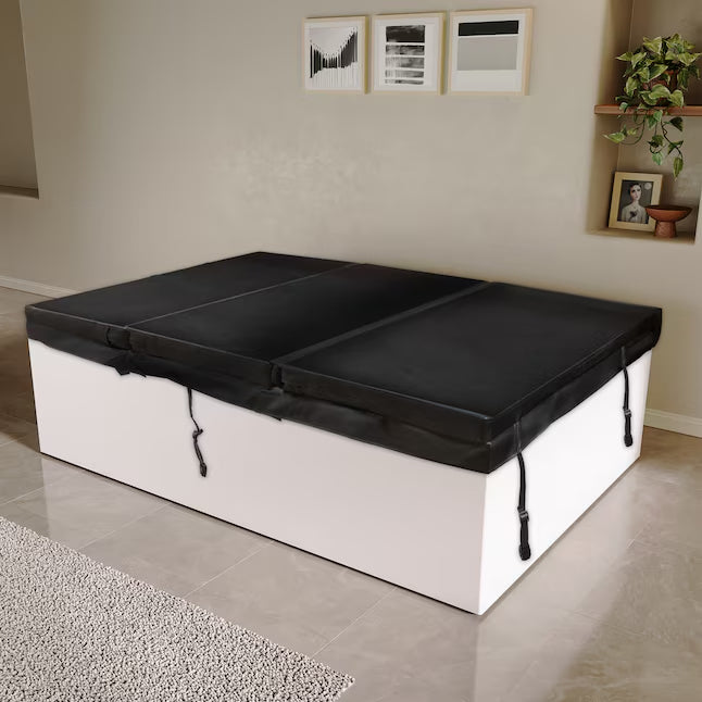 Empava Cold Bath 78.74" x 55.12" Rectangle Alcove Whirlpool Tub Reversible Drain New