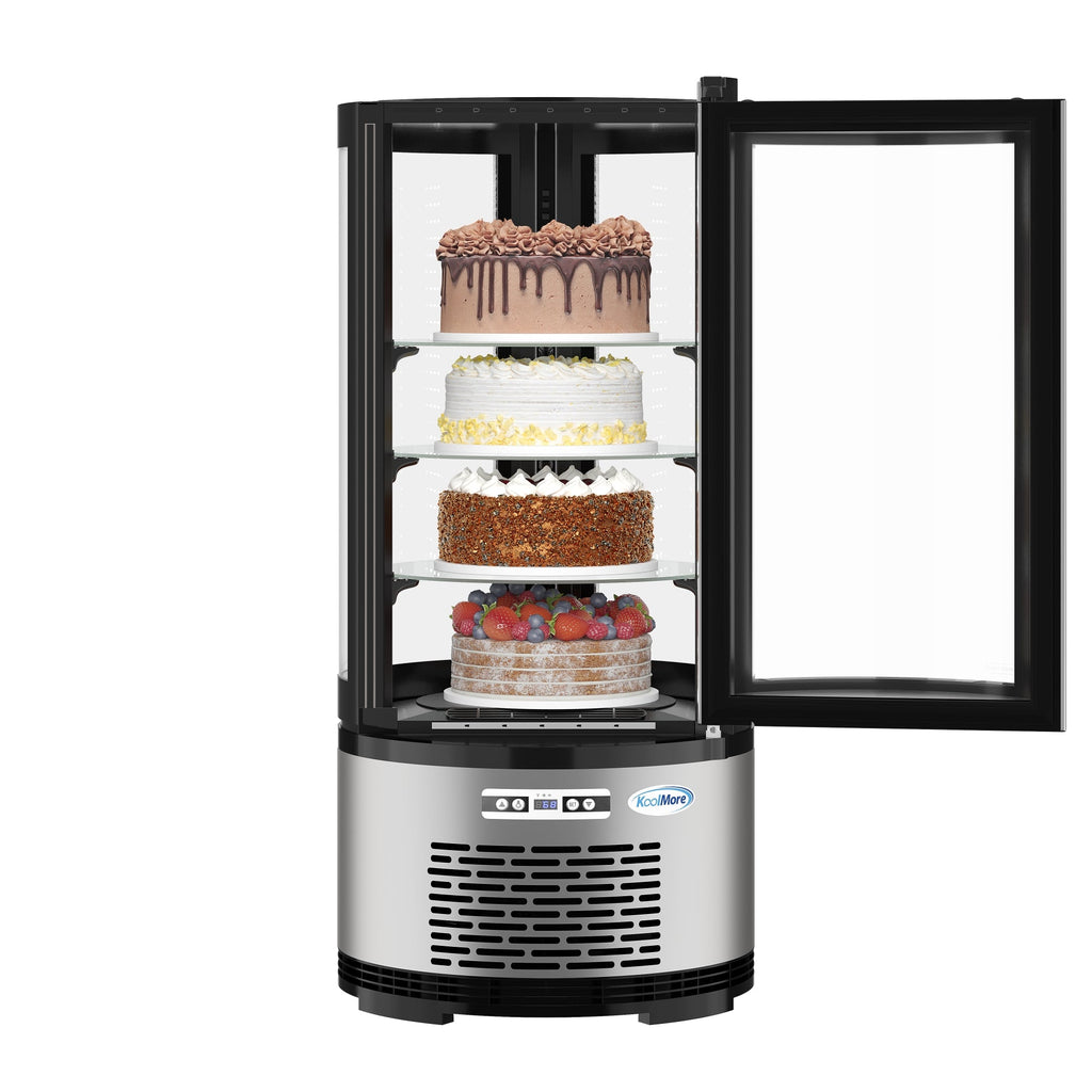 19 in. Circular Refrigerated Countertop Bakery Display Case