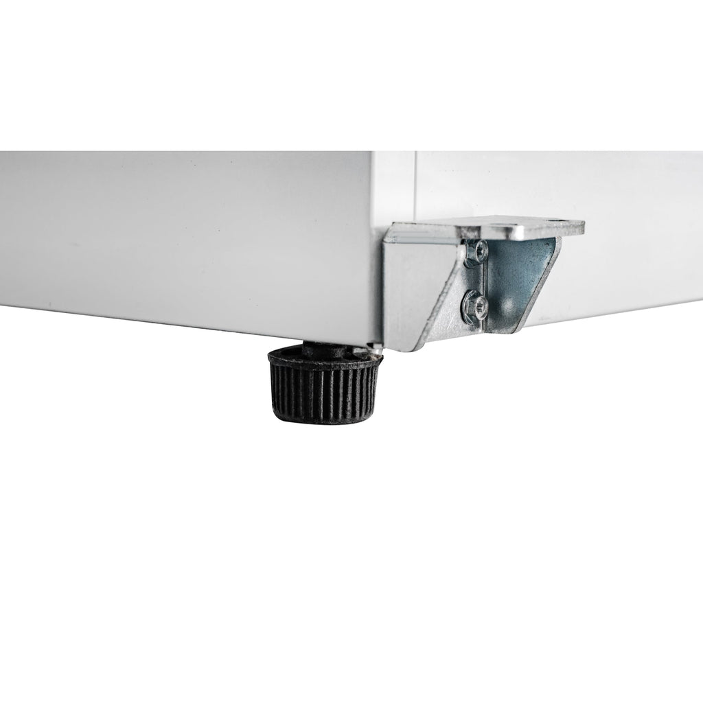 24 in. 12 cu. ft. Commercial Auto Defrost Glass Door Reach-In Freezer in White