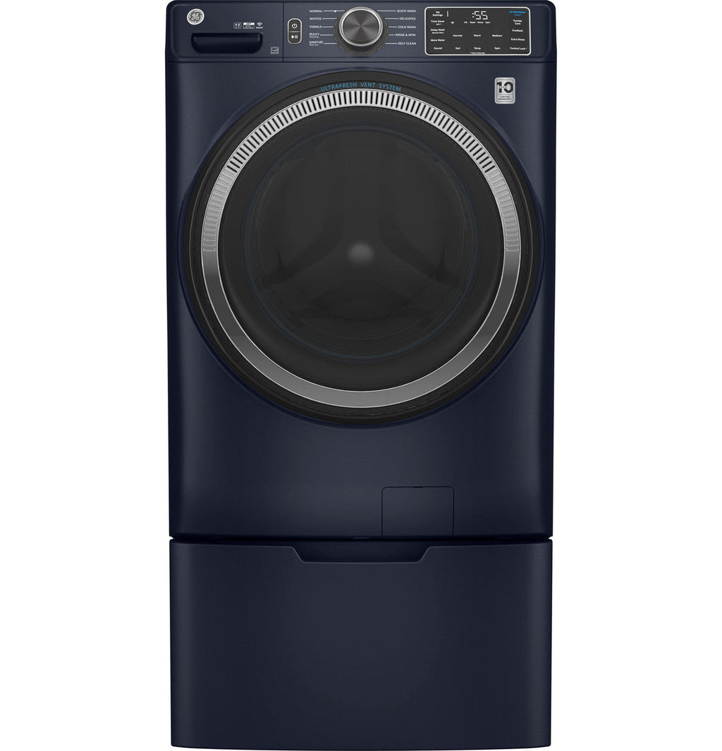GE GE® ENERGY STAR® 4.8 cu. ft. Capacity Smart Front Load Washer with UltraFresh Vent System with OdorBlock™ and Sanitize w/Oxi