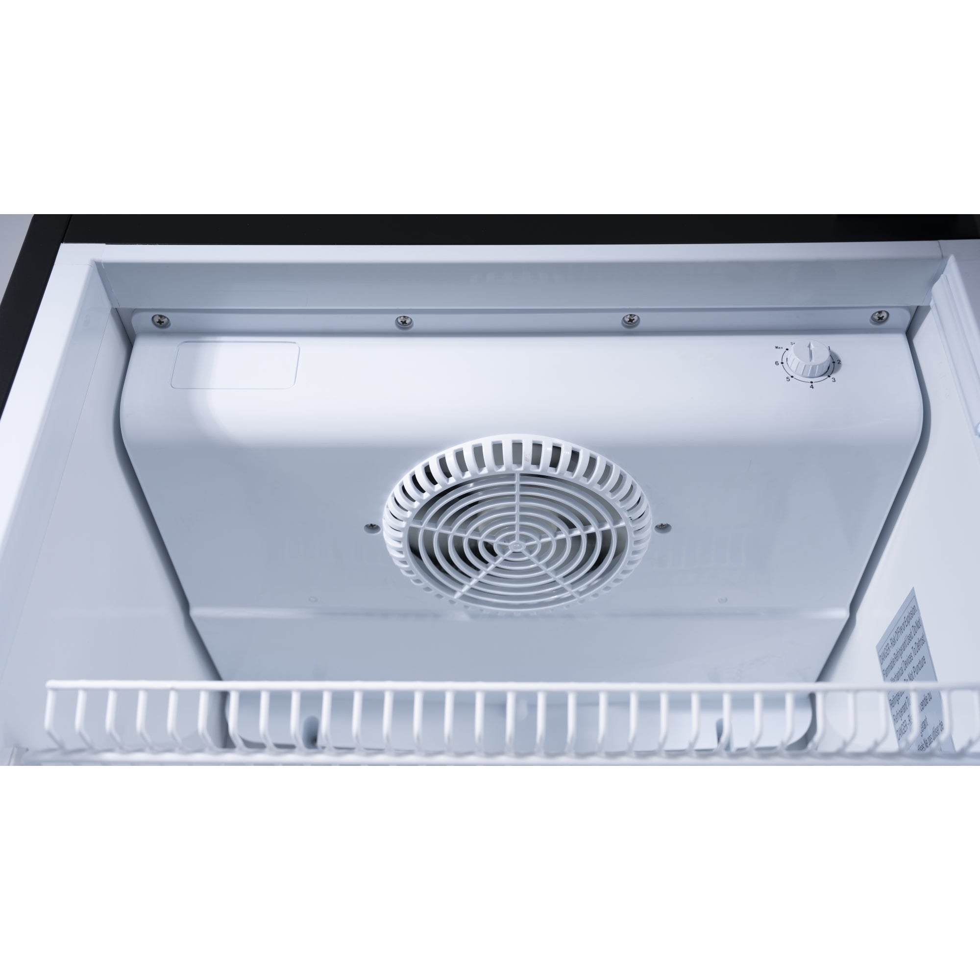 21 in. One Glass Door Commercial Display Merchandiser Refrigerator Cooler in Black, ETL Listed, 8 cu. ft.