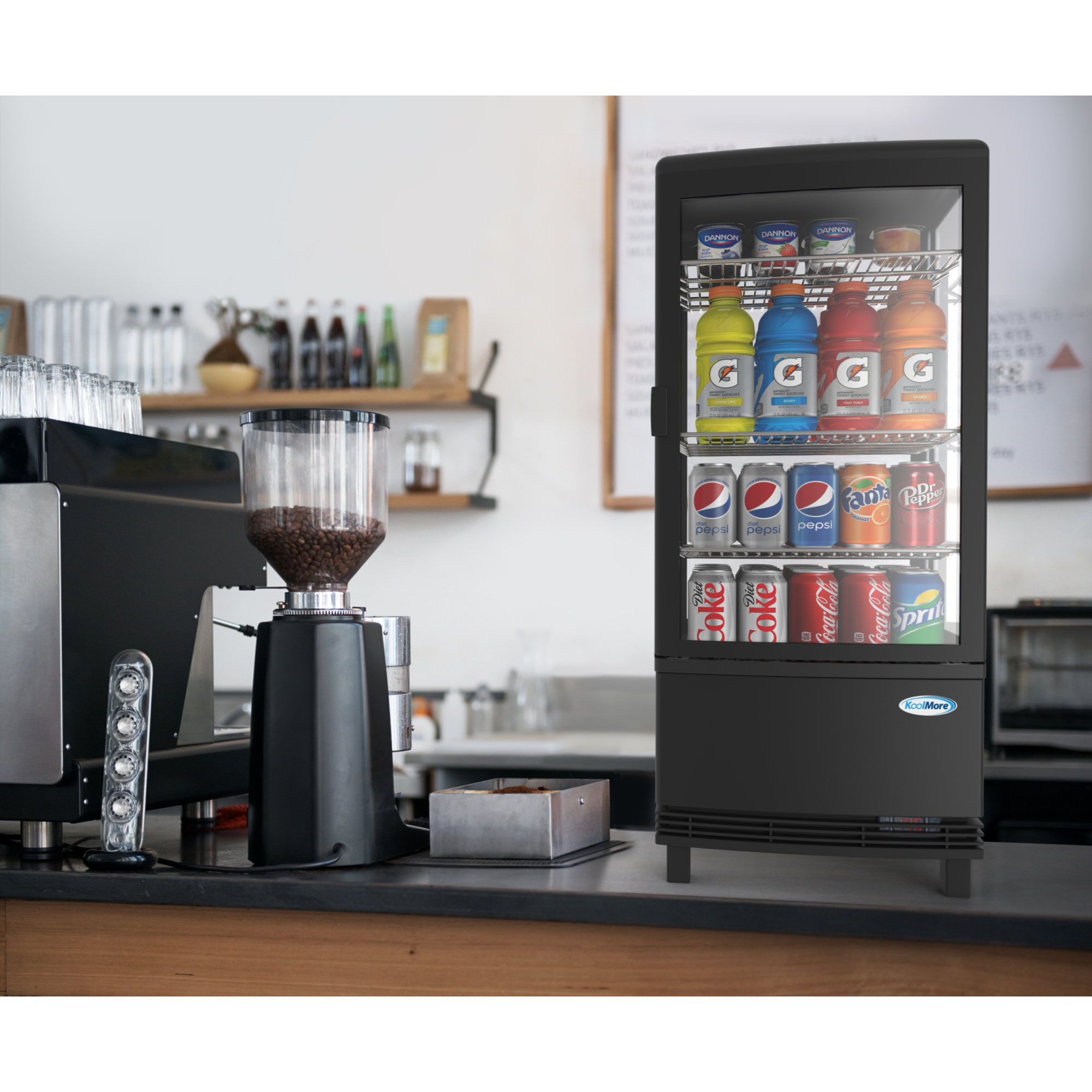 17 in. Black Countertop Display Refrigerator - 3 Cu Ft.