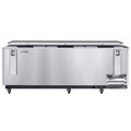 95 in. Commercial Bottle Cooler in Stainless-Steel with Built-In Opener, ETL Listed, 30 cu. ft.