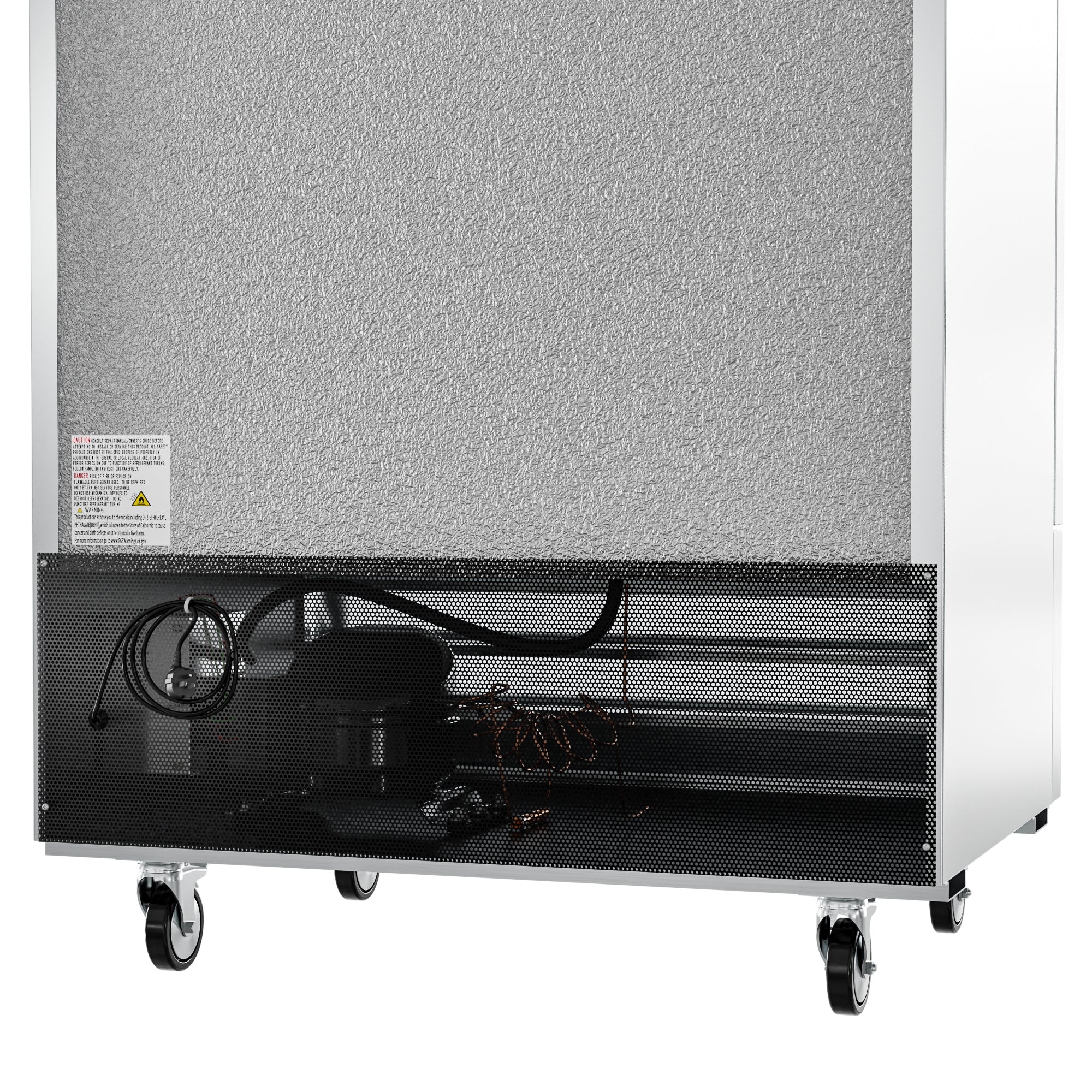 39 in. Commercial Stainless Steel 2-Door Reach-In Freezer, 30 cu. ft.
