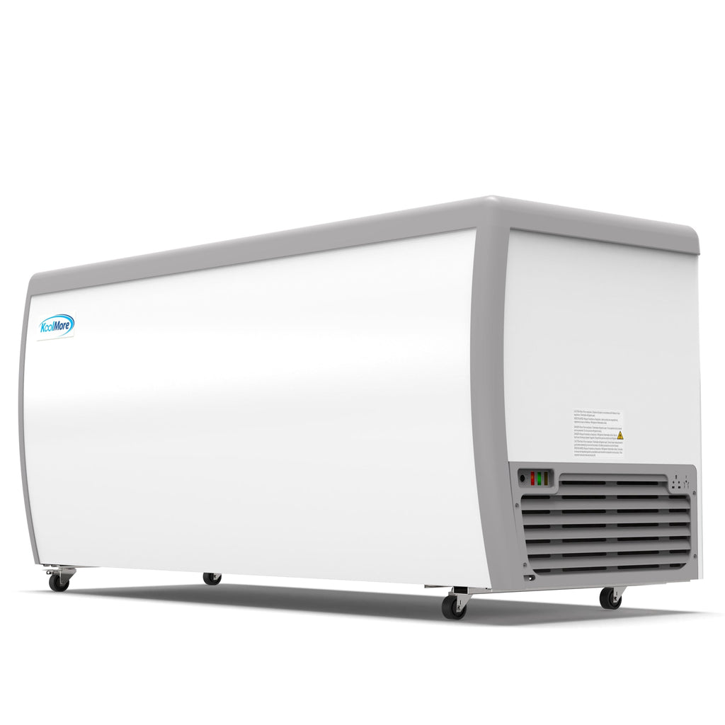 70 in. 12 Tub Ice Cream Dipping Cabinet Display Freezer with Sliding Glass Door, 20 cu. ft.