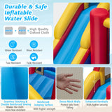 Costway 7-in-1 Outdoor Inflatable Bounce House Water Slide Splash Pool w/ 950W Blower 46318725 New