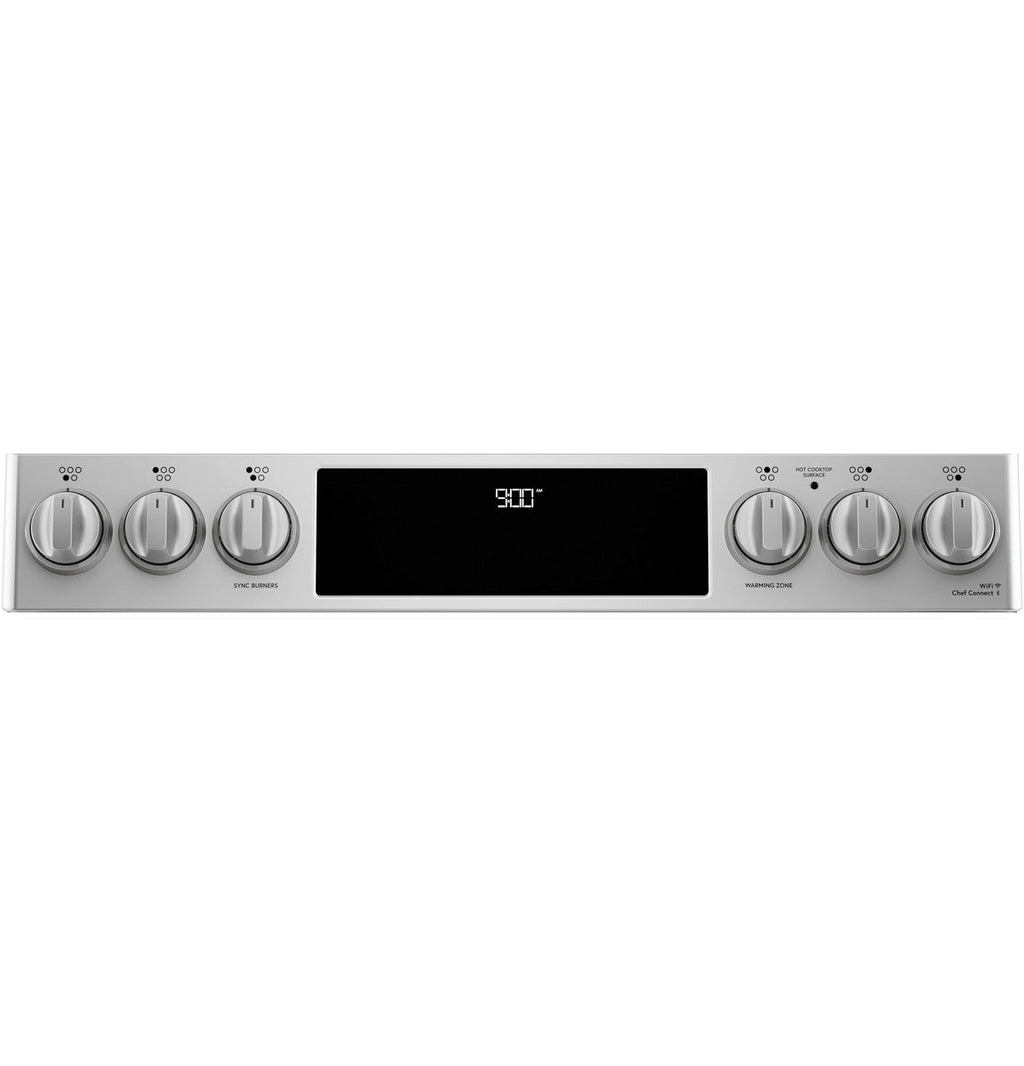 CAFÉ™ 30" Smart Slide-In, Front-Control, Induction and Convection Range with Warming Drawer