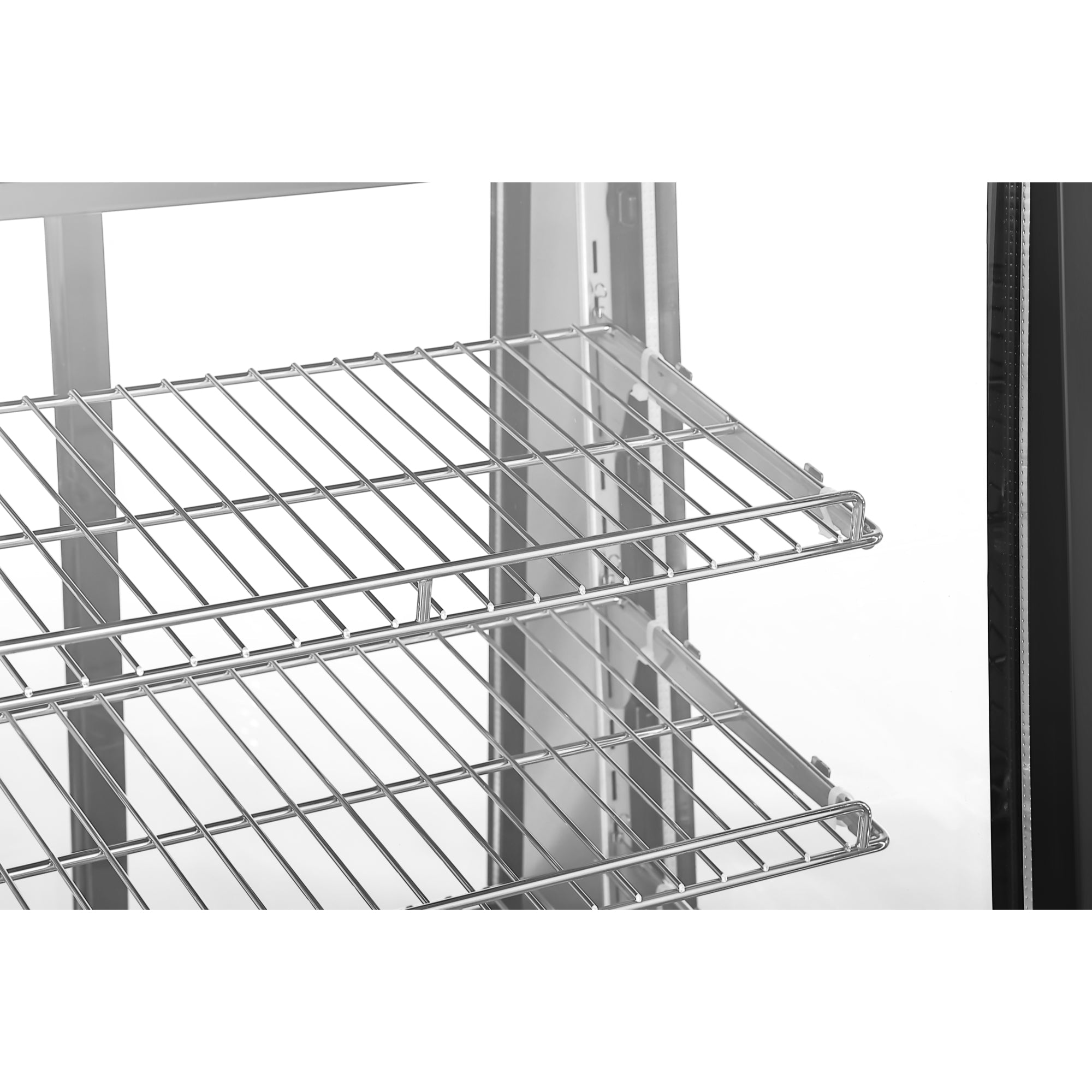 24 in. 4 Tier Commercial Countertop Bakery Display Refrigerator