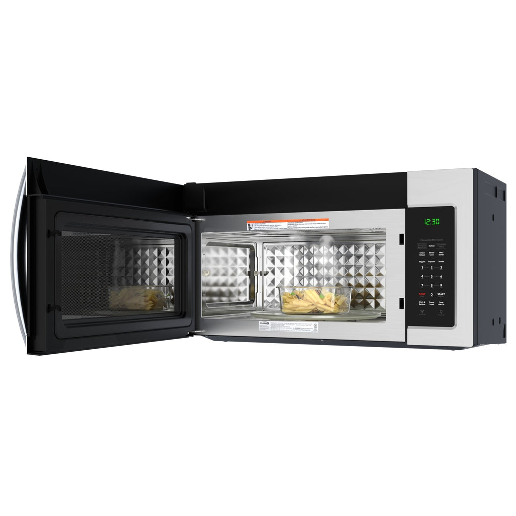 30 in. 1.5 cu.ft Over-the-Range Convection Microwave Oven in Black