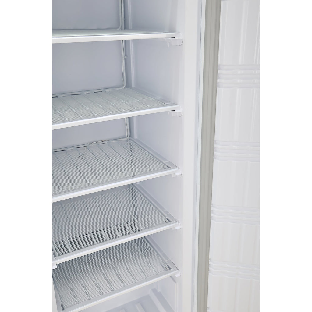 12 Cu. ft. Commercial Reach in Freezer in White Manual Defrost