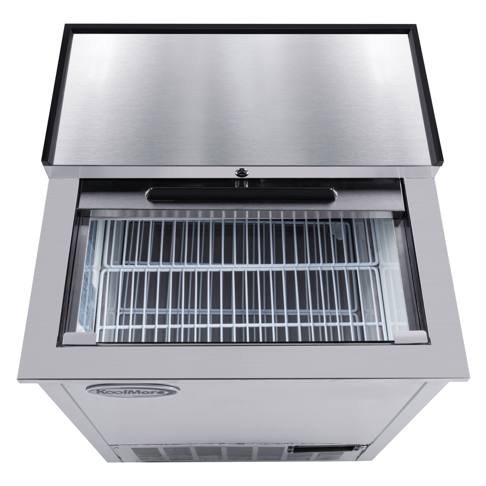 25 in. Commercial Glass Froster in Stainless Steel, ETL Listed, 5 cu. ft.