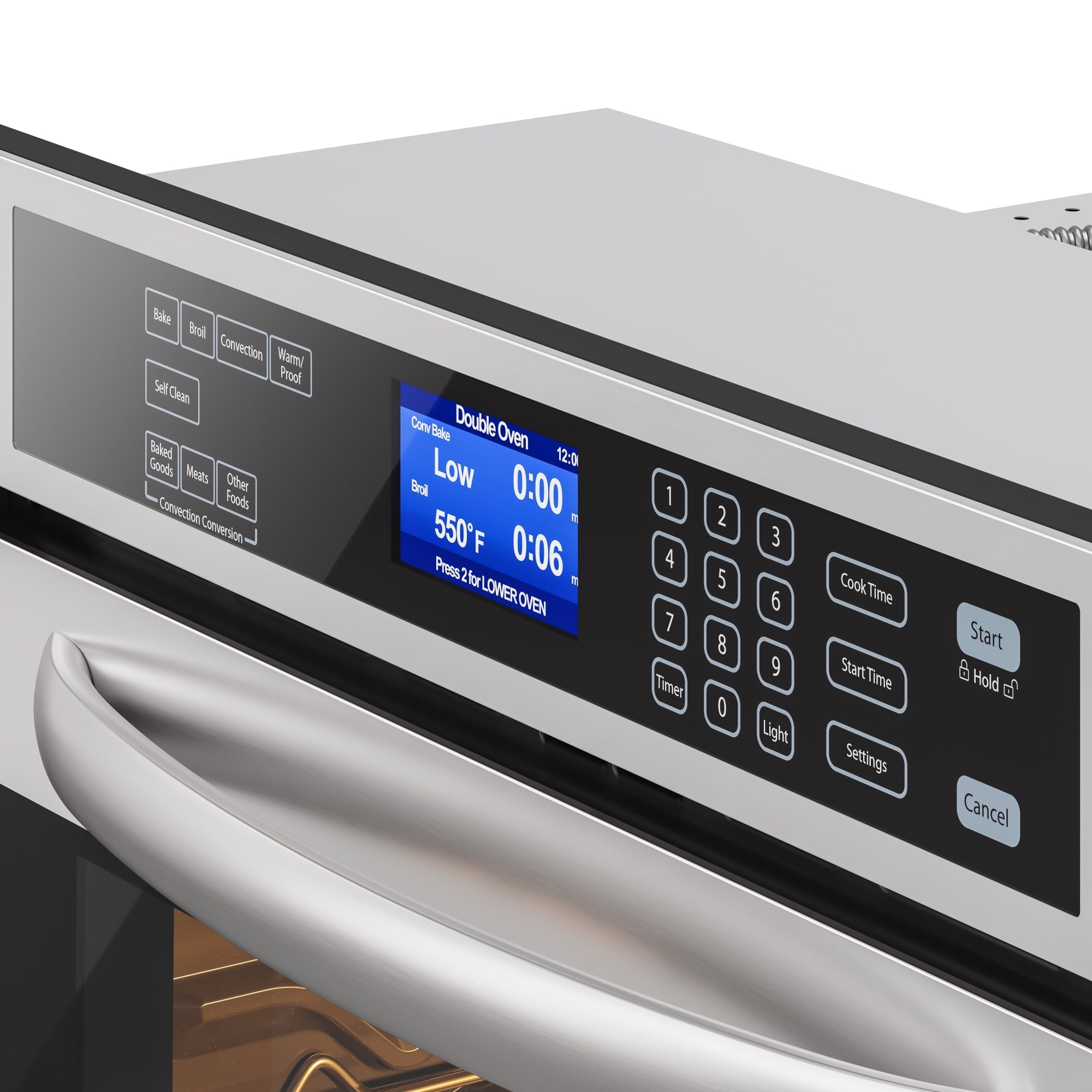 5 cu. ft. Stainless-Steel Premium Convection Double-Unit Wall Oven