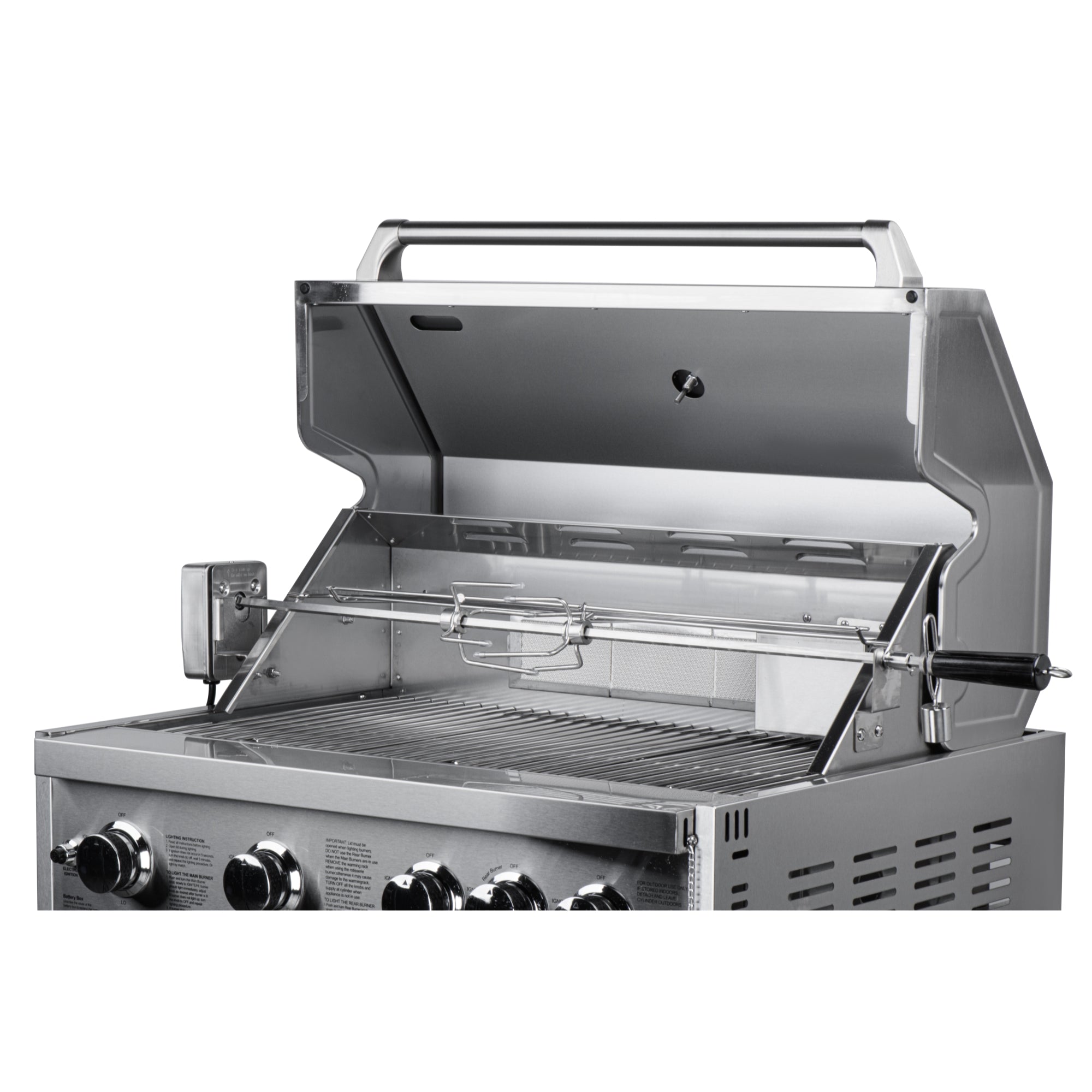 30 in. Built-in Liquid Propane BBQ Grill for Outdoor Kitchen in Stainless-Steel