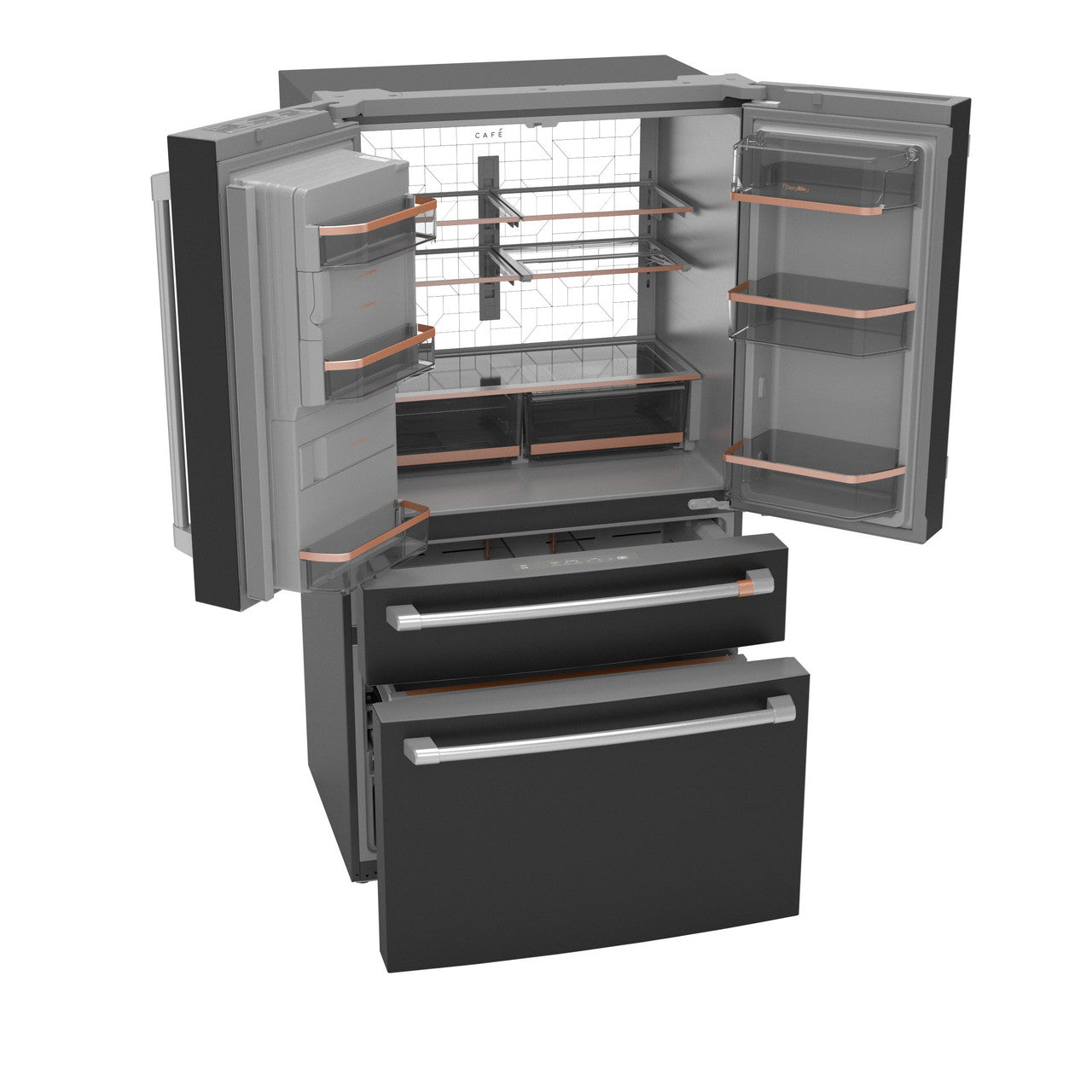CAFÉ™ ENERGY STAR® 22.3 Cu. Ft. Smart Counter-Depth 4-Door French-Door Refrigerator