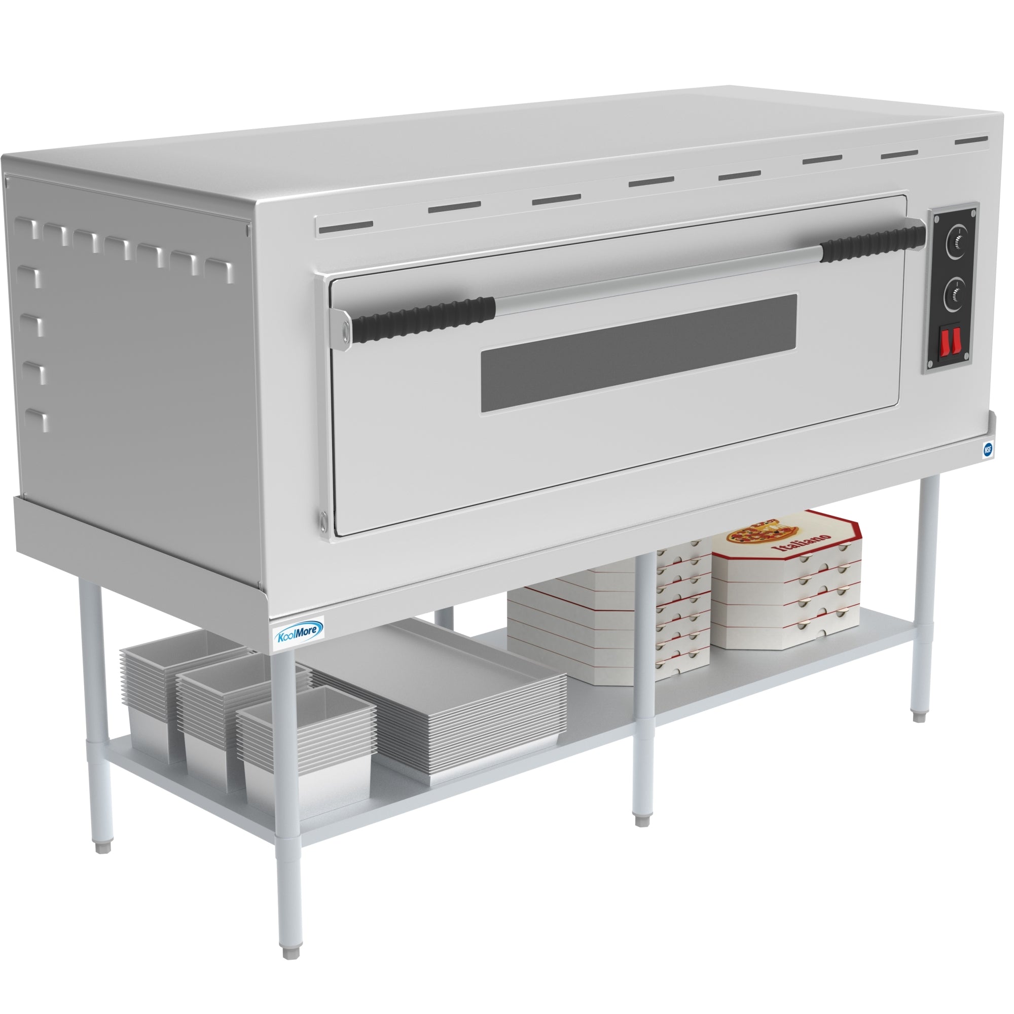30" x 72" 16-Gauge Stainless Steel Equipment Stand with Galvanized Undershelf