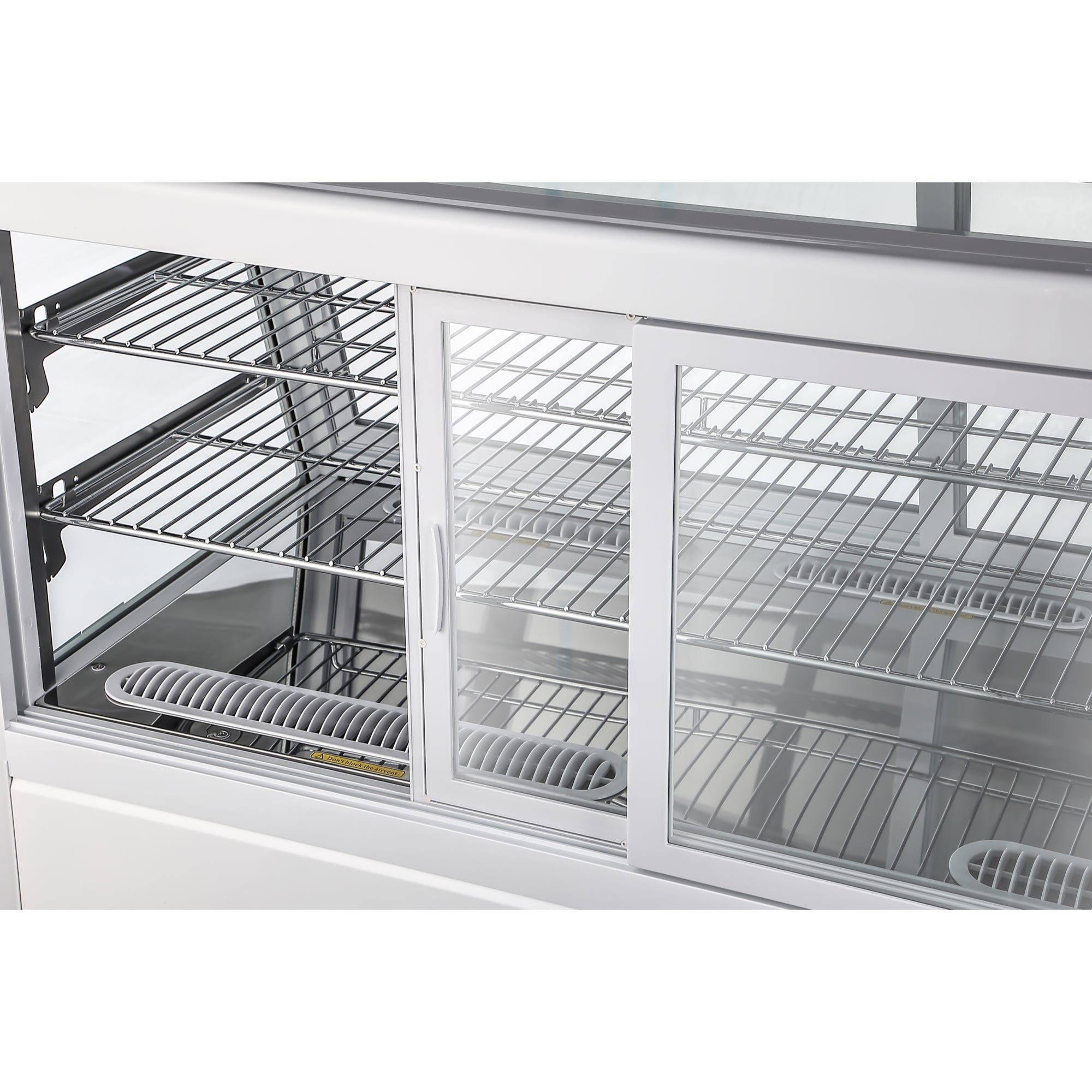 48 in. Self-Service Countertop Display Refrigerator in White