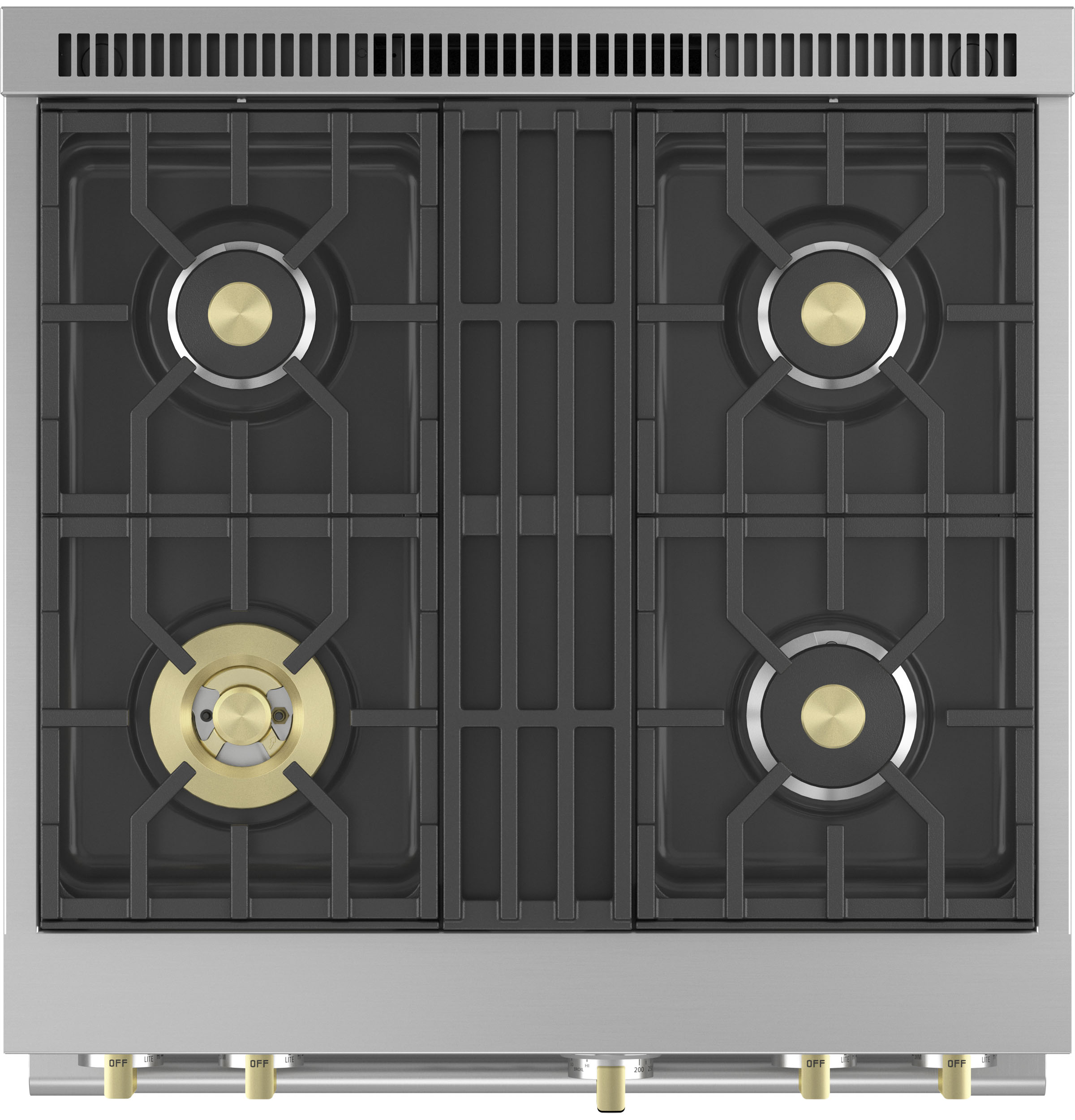 Monogram 30" Dual-Fuel Professional Range with 4 Burners