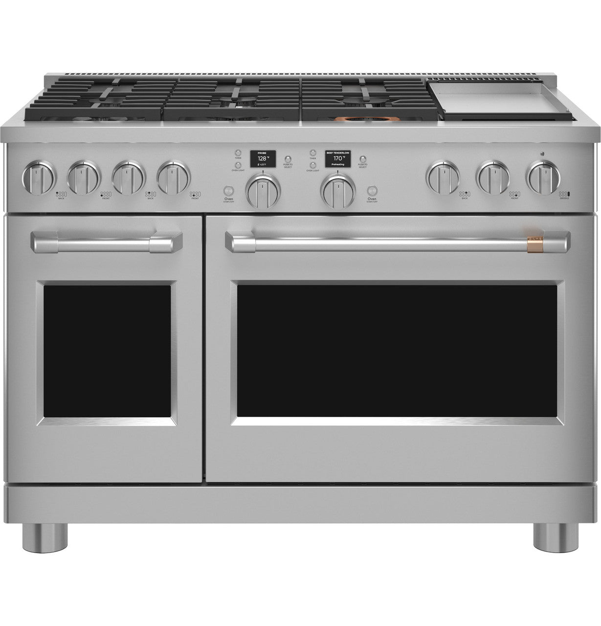 CAFÉ™ 48" Smart Dual-Fuel Commercial-Style Range with 6 Burners and Griddle (Natural Gas)
