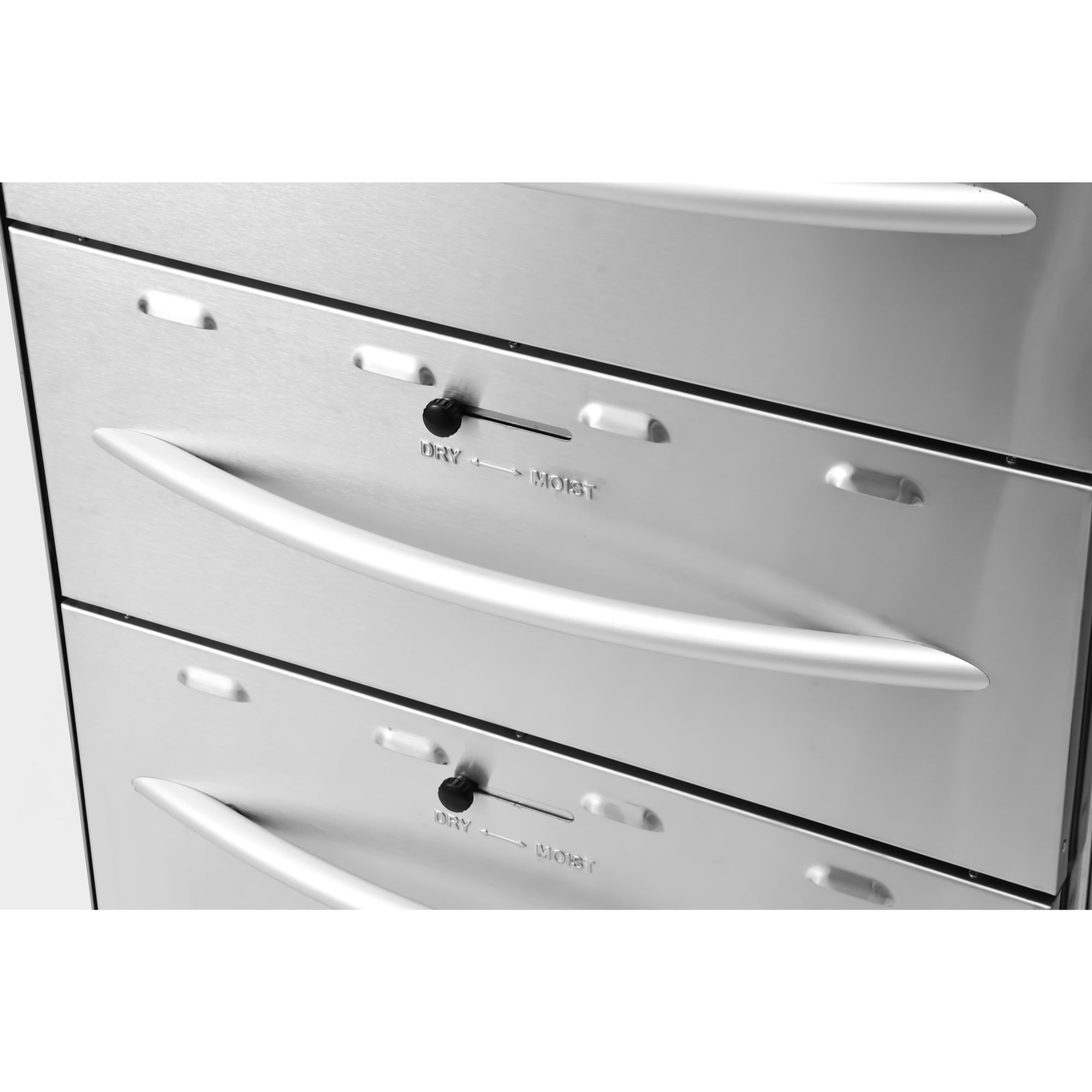 Three-Drawer Commercial Free Standing Warming Drawer in Stainless-Steel