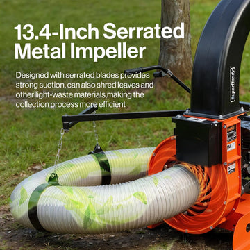 Super Handy GUO143 Leaf Vacuum Truck Mounted 15 HP Gas Electric Start New