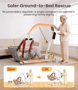 Vocic AY05 Electric Patient Lift Floor-to-Bed Transfer Aid Wireless Remote 330 lb Capacity New