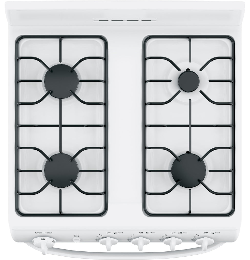 Hotpoint® 24" Front-Control Free-Standing Gas Range with Large Window