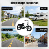 nawoefii Fat Tire Tricycle for Adults 20 Inch, 3 Wheel Bike for Adults Men Women, 7 Speed Cruise Trike with Big Basket, 450 LBS Load All Terrain Heavy Duty Three-Wheeled Cargo Bicycle