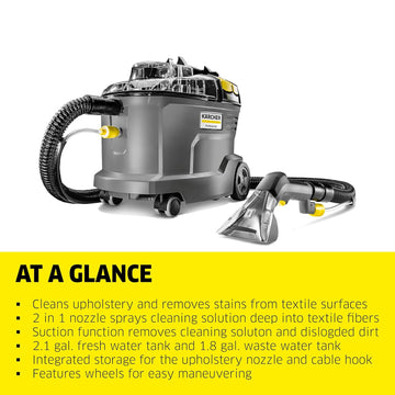 Karcher Puzzi 8/1 C Commercial Carpet Cleaner Extractor 3.9 Gal. Tank New