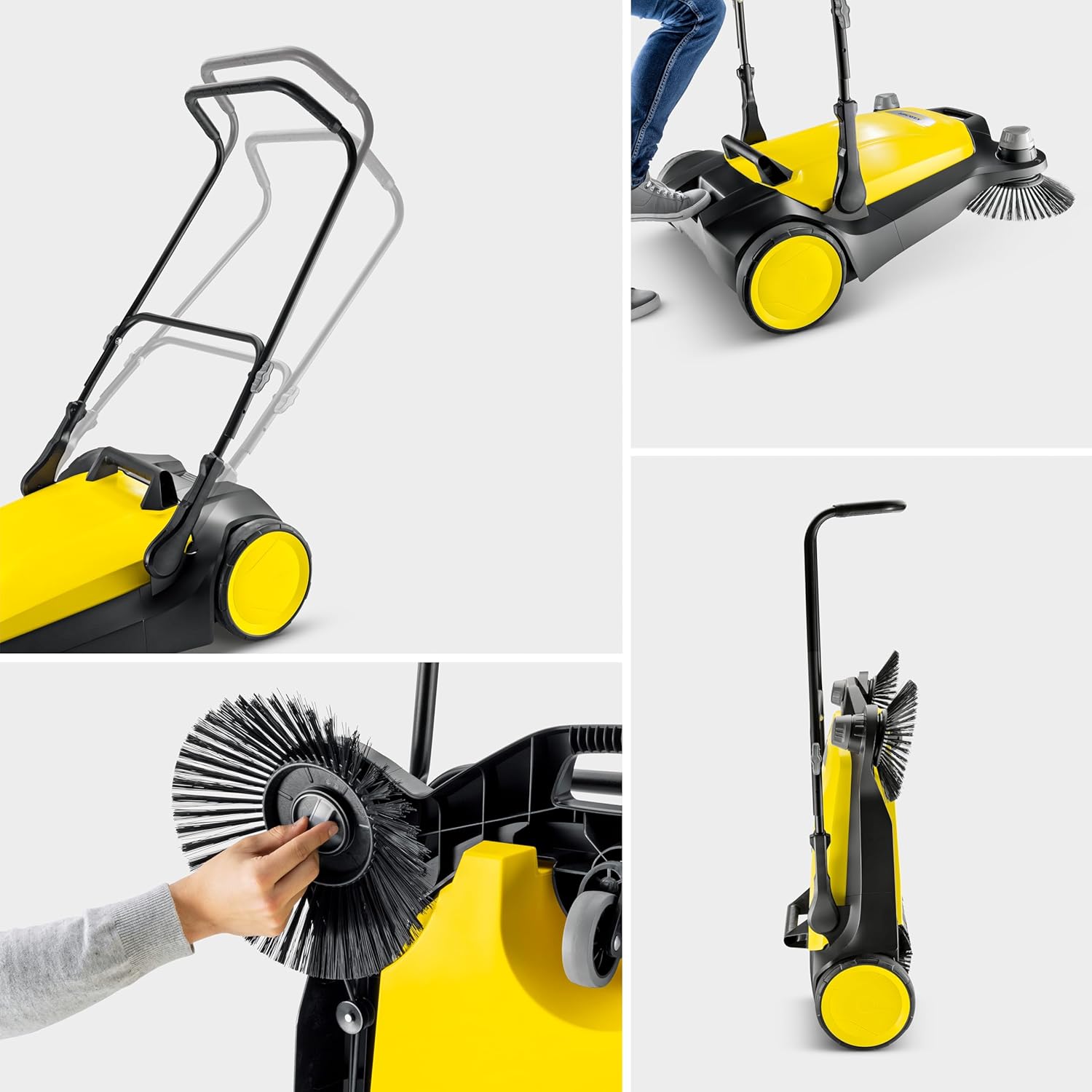Karcher S 6 Twin Push Sweeper 33.9" Width 10 Gal. Capacity New