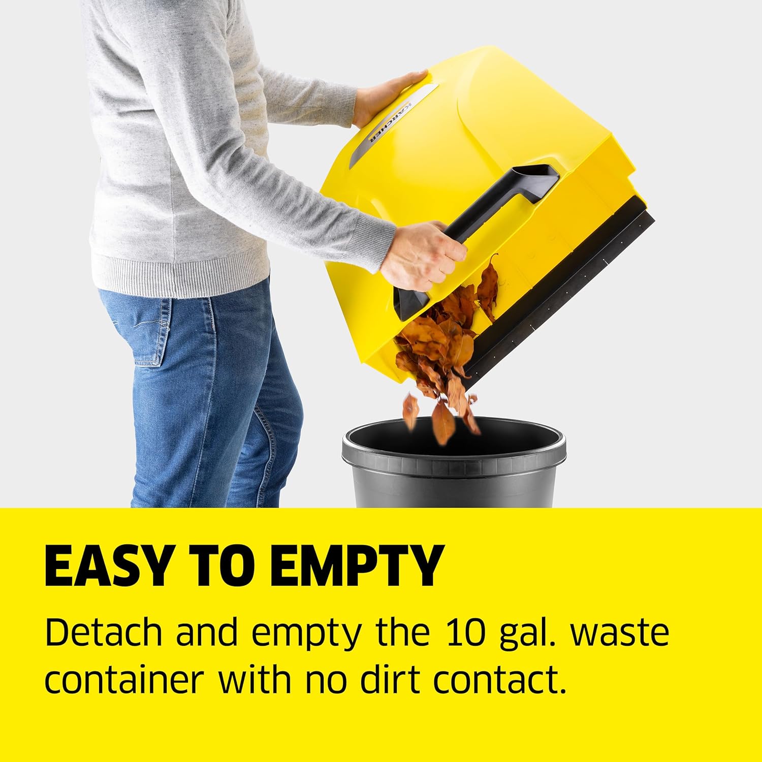 Karcher S 6 Twin Push Sweeper 33.9" Width 10 Gal. Capacity New
