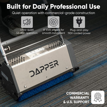 Dapper Supply Floor Cleaning Machine 14" Counter-Rotating Brush for Carpet & Hard Floor New