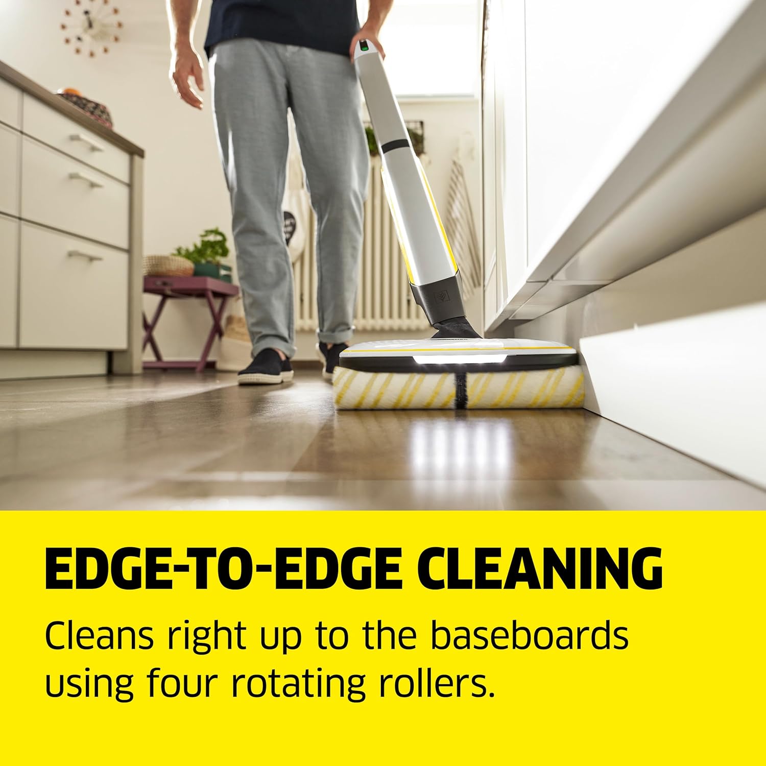 Karcher FC 7 Cordless Hard Floor Cleaner Wet Dry with LEDs New
