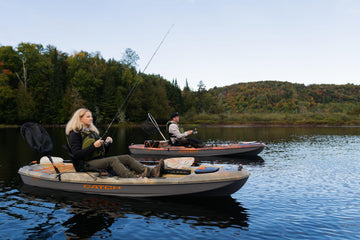 Pelican Catch Classic 120 - Sit-On-Top Fishing Kayak - Multiple Storage Option - 12 ft - Lightning