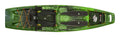 Perception Kayaks Outlaw 11.5 - Sit on Top Fishing Kayak - Fold Away Lawn Chair Seat - 4 Rod Holders - Integrated Tackle Trays - 11.5 ft - Moss Camo