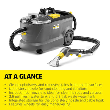 Karcher Puzzi 10/1 Commercial Carpet Cleaner Extractor 4.9 Gal. Tank New