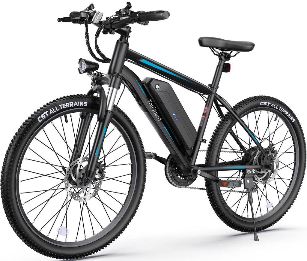 Wooken Electric Bike for Adults with 500W Motor, 27.5" Ebike with 48V 499WH Removable Battery, Up to 55Miles Electric Mountain Bike, 19.8MPH Adults Electric Bicycle with LCD Display, 21 Speed