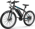 Wooken Electric Bike for Adults with 500W Motor, 27.5" Ebike with 48V 499WH Removable Battery, Up to 55Miles Electric Mountain Bike, 19.8MPH Adults Electric Bicycle with LCD Display, 21 Speed