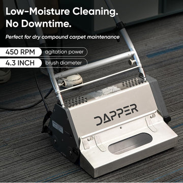 Dapper Supply Floor Cleaning Machine 14" Counter-Rotating Brush for Carpet & Hard Floor New