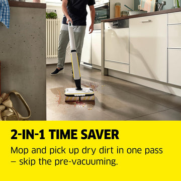 Karcher FC 7 Cordless Hard Floor Cleaner Wet Dry with LEDs New