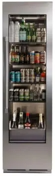 Perlick  24" Column Beverage, Single Zone, Glass Overlay Ready, Hinged Right - Other (CR24B24RL)